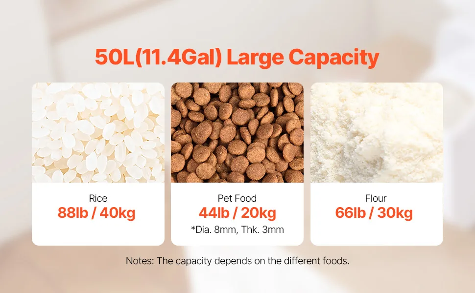 VEVOR Rice Storage Container 1 pcs 50L feature 1