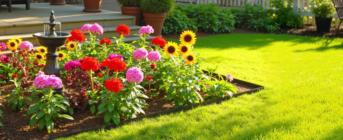 VEVOR Landscape Edging Border 1.6 inch x 6 ft 60 ft Flower Bed