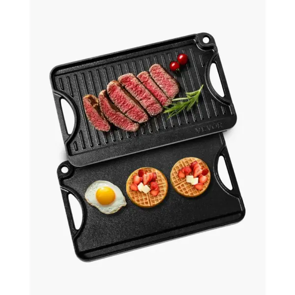 VEVOR Reversible Grill/Griddle 14 x 8.5 in product image 1