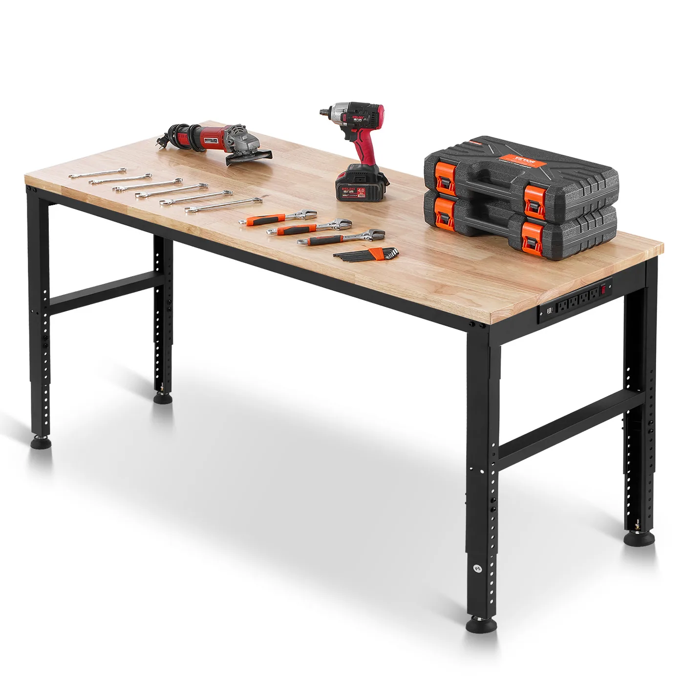 VEVOR Adjustable Workbench 61x20 inch feature 1