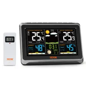 VEVOR Weather Station Indoor Outdoor 2-in-1 Sensor Wireless product image 1