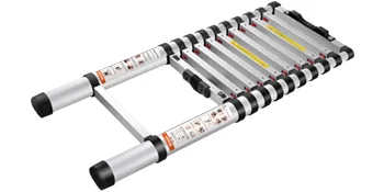 VEVOR Telescoping Ladder 10.5 ft Non-slip Feet Cover
