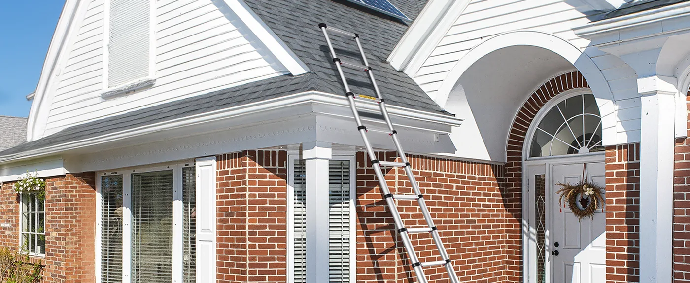 VEVOR 12.5ft Telescoping Ladder 12.5 ft House