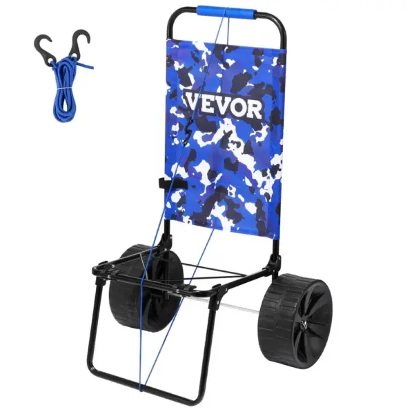 VEVOR Beach Dolly 69 LBS with 10 in Solid Wheels front view