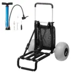 VEVOR beach dolly with balloon wheels front view