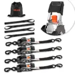 VEVOR Retractable Ratchet Straps 1 inch x 10 ft product image 1
