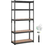 VEVOR 5-tier storage shelving unit front view