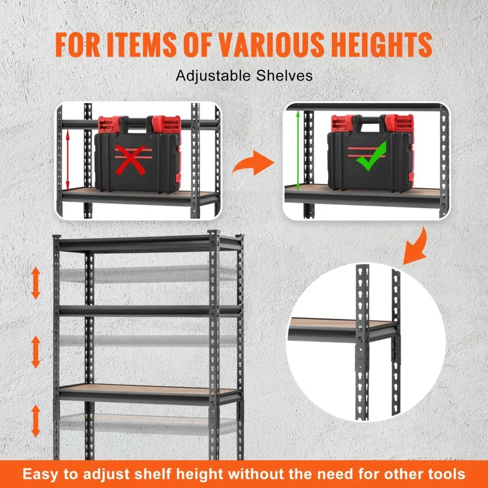 VEVOR storage rack dimensions
