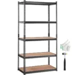 VEVOR 5-tier storage shelving unit front view