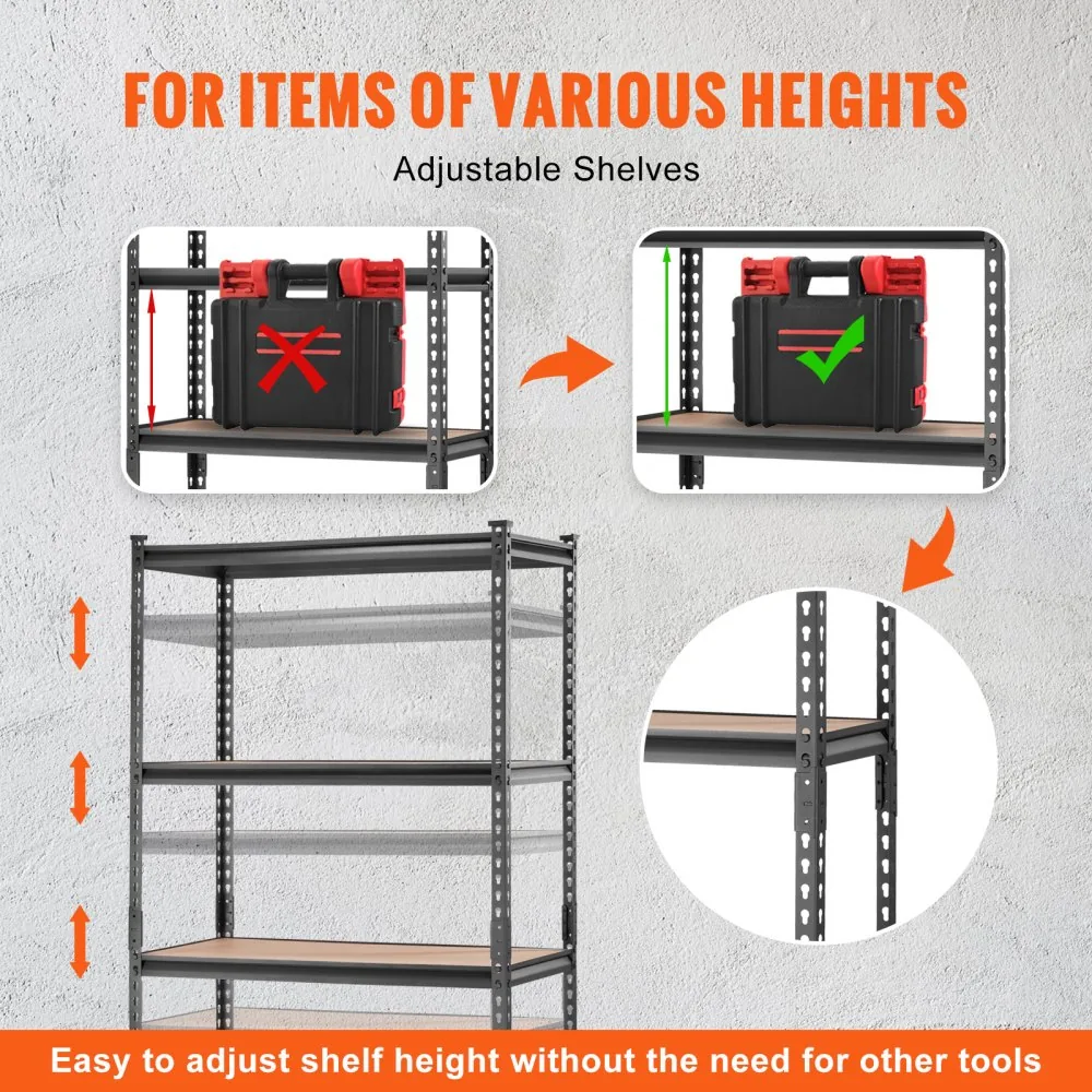 VEVOR storage rack dimensions