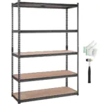 VEVOR 5-tier storage shelving unit front view