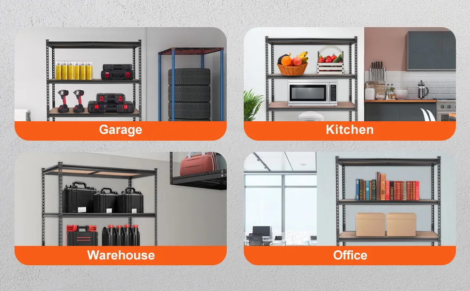 VEVOR 5 tier storage shelving unit for garage organization