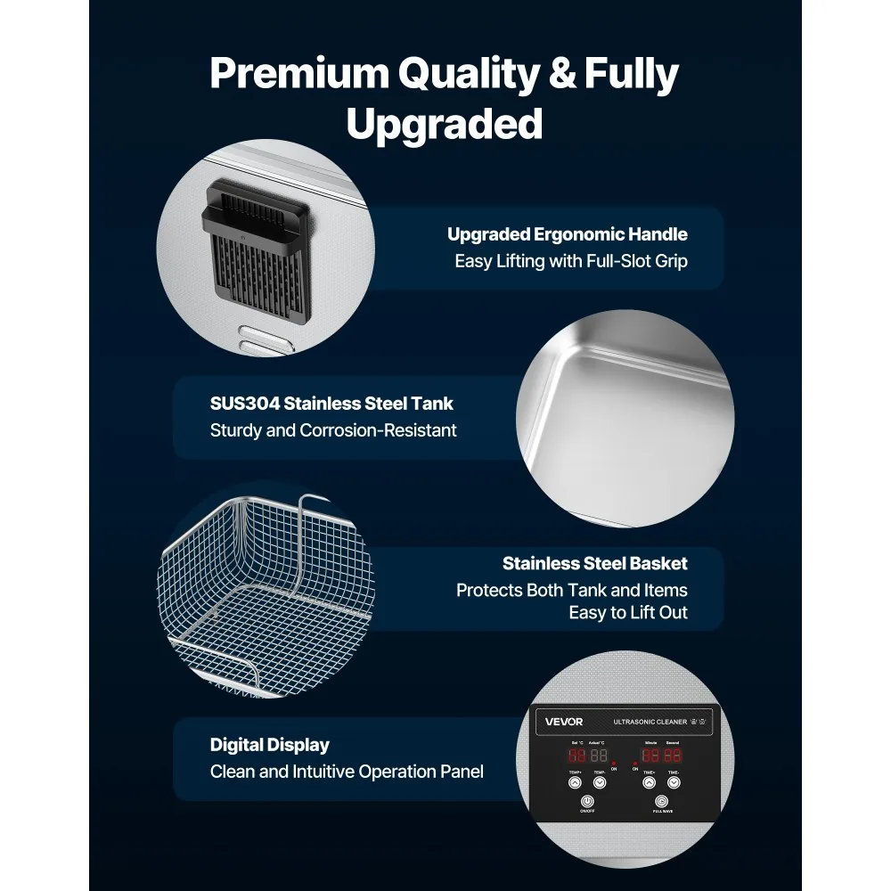 VEVOR 15L Ultrasonic Cleaner 15 L product image 5