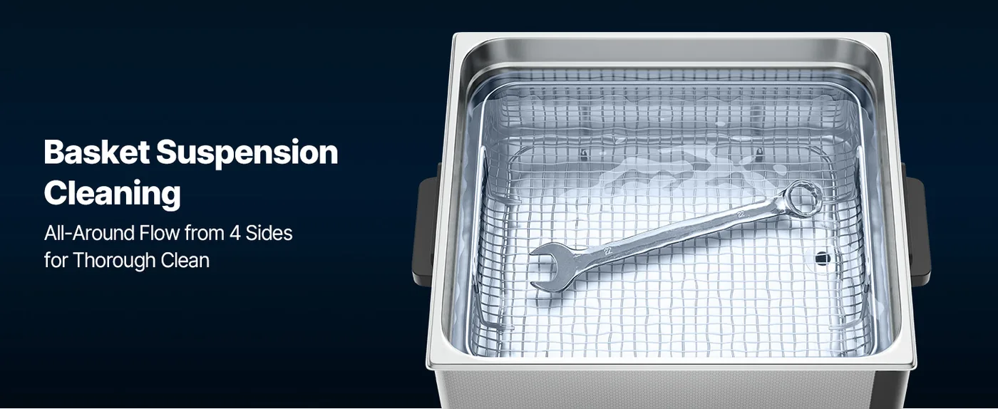 VEVOR 15L Ultrasonic Cleaner 15 L Basket Cleaning