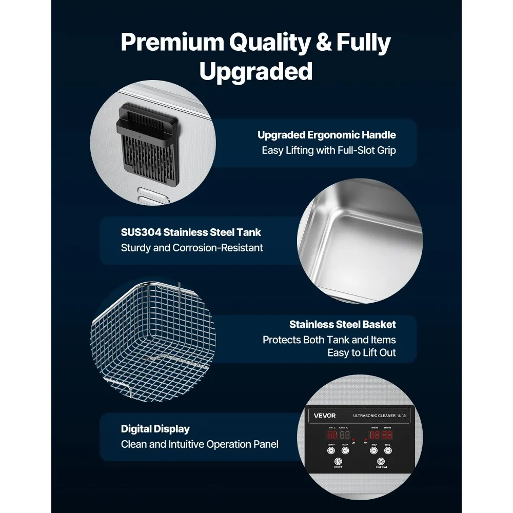 VEVOR 10L Ultrasonic Cleaner 10 L product image 5