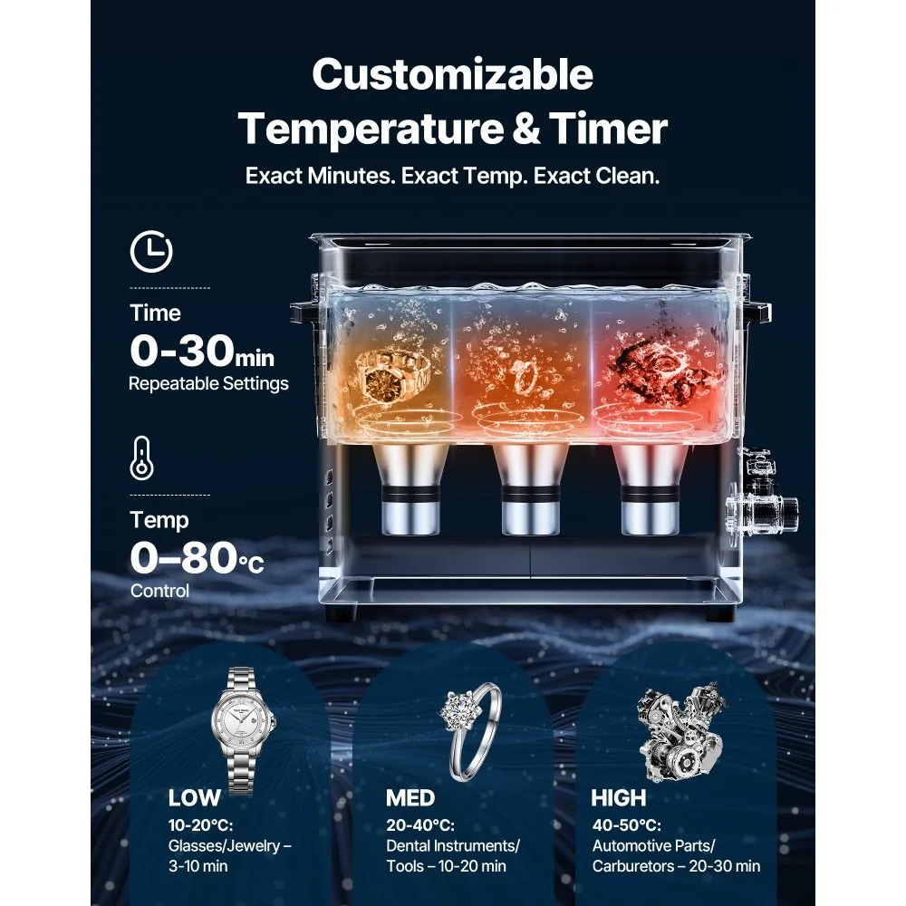 VEVOR 10L Ultrasonic Cleaner 10 L product image 6