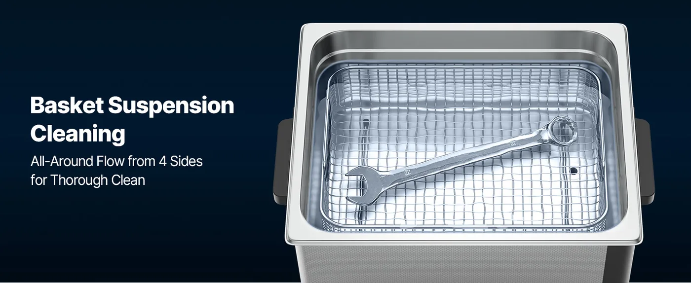 VEVOR 10L Ultrasonic Cleaner 10 L Basket Cleaning