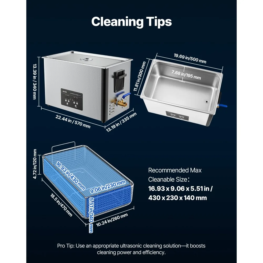 VEVOR 30L Ultrasonic Cleaner 30 L product image 7