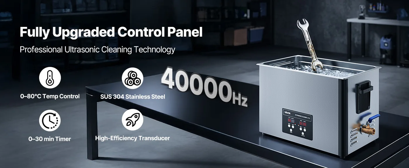 VEVOR 30L Ultrasonic Cleaner 30 L overview