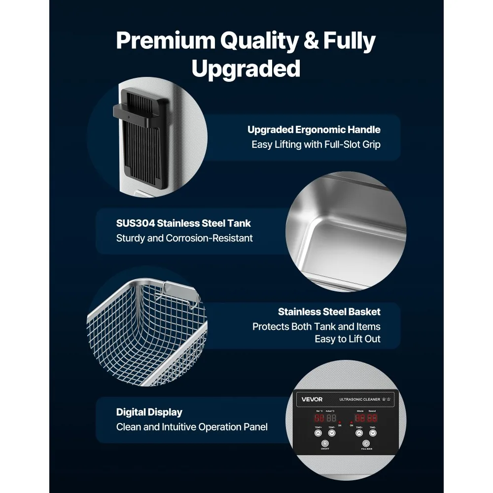 VEVOR 6L Ultrasonic Cleaner 6 L product image 5