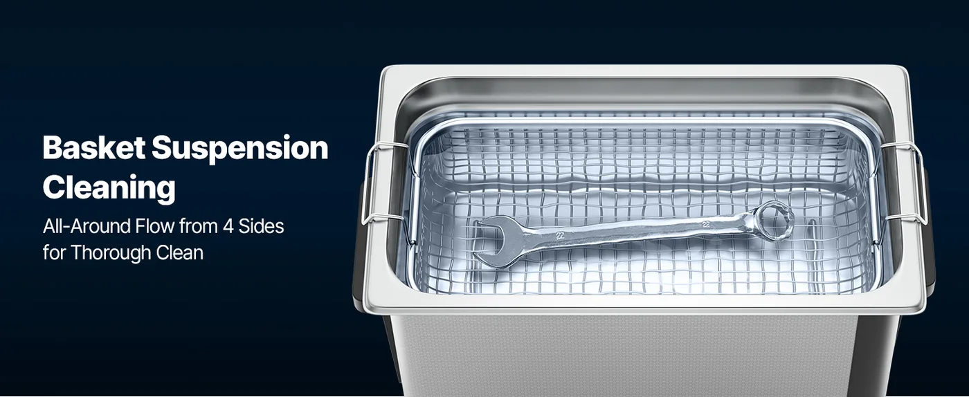 VEVOR 6L Ultrasonic Cleaner 6 L Basket Cleaning