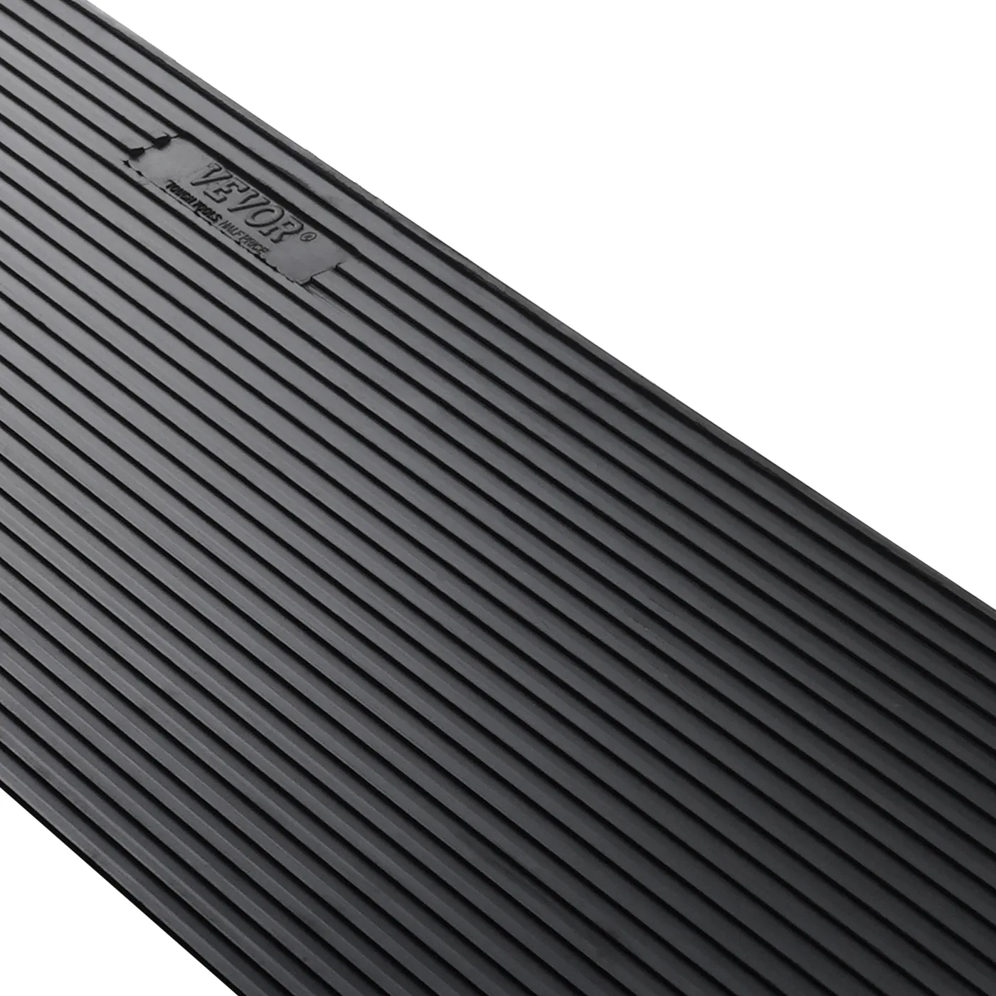 VEVOR 1.2" Rise Cuttable Threshold Ramp for Sweeping Robot The upgraded powerful load capacity can reach 15 tons. It is fearless of heavy vehicle crushing, perfect for use in vehicles, carts, wheelchairs, etc.