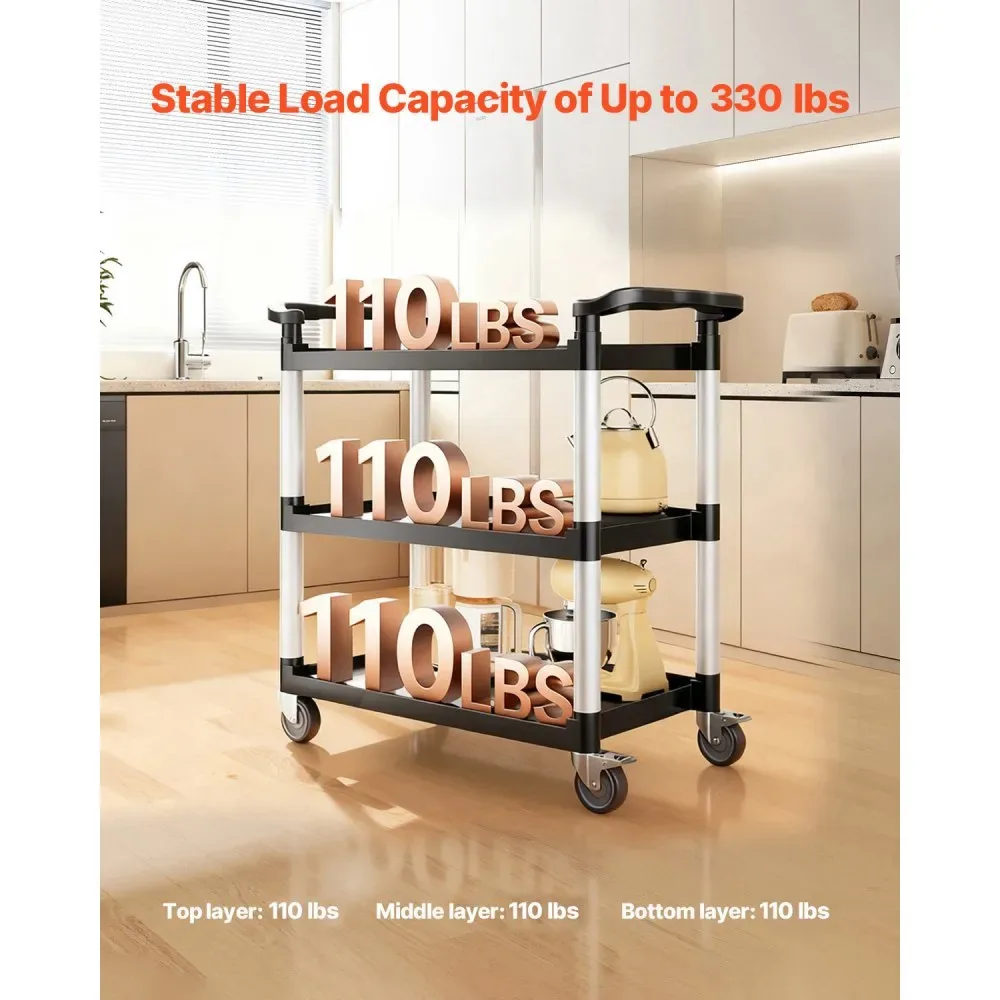 VEVOR Utility Cart 3 Layers Large Size product image 2
