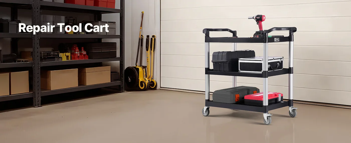 VEVOR Utility Cart 3 Layers Large Size Garage