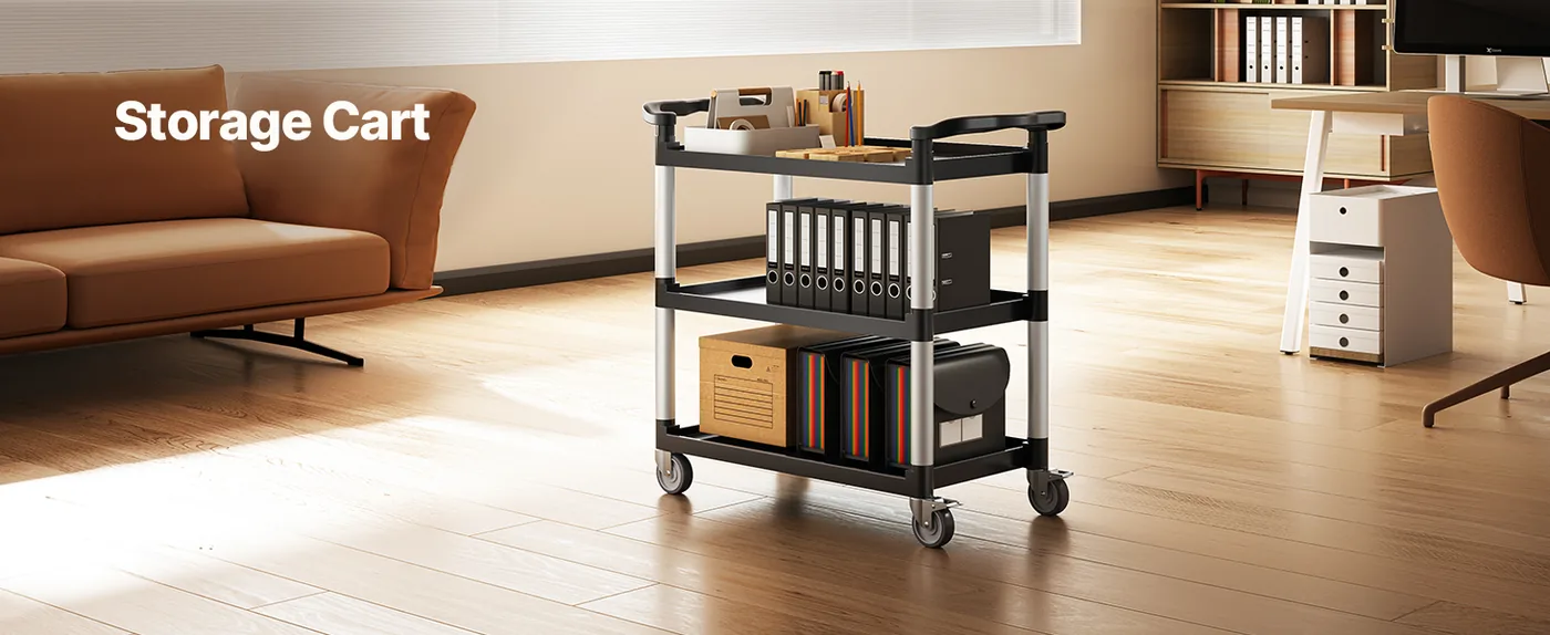 VEVOR Utility Cart 3 Layers Large Size Office