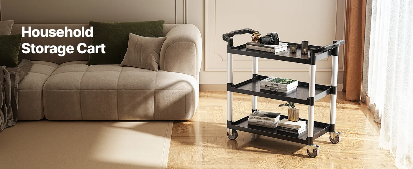 VEVOR Utility Cart 3 Layers Large Size Home