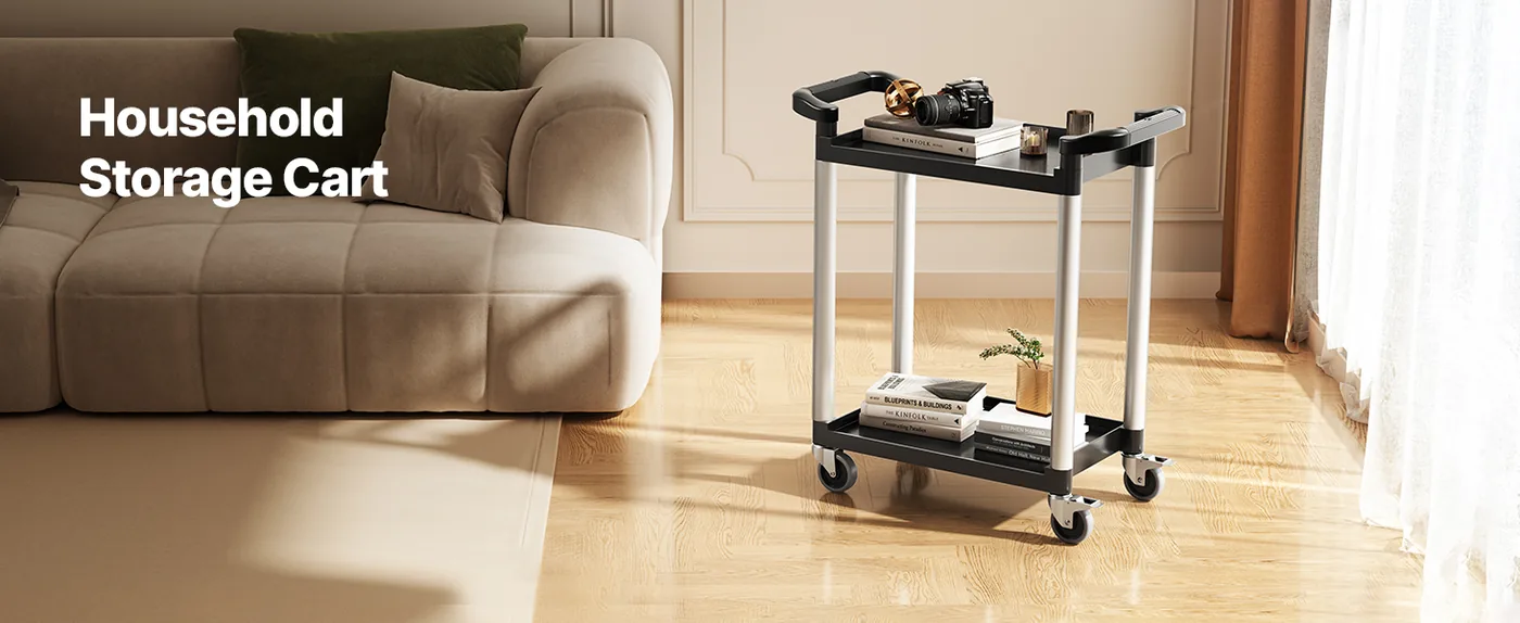 VEVOR Utility Cart 2 Layers Medium Home
