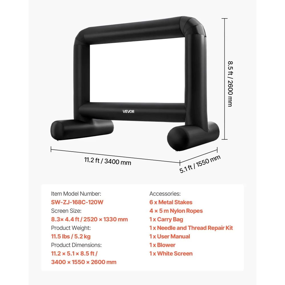VEVOR Inflatable Movie Screen 14FT(Upgraded) product image 7