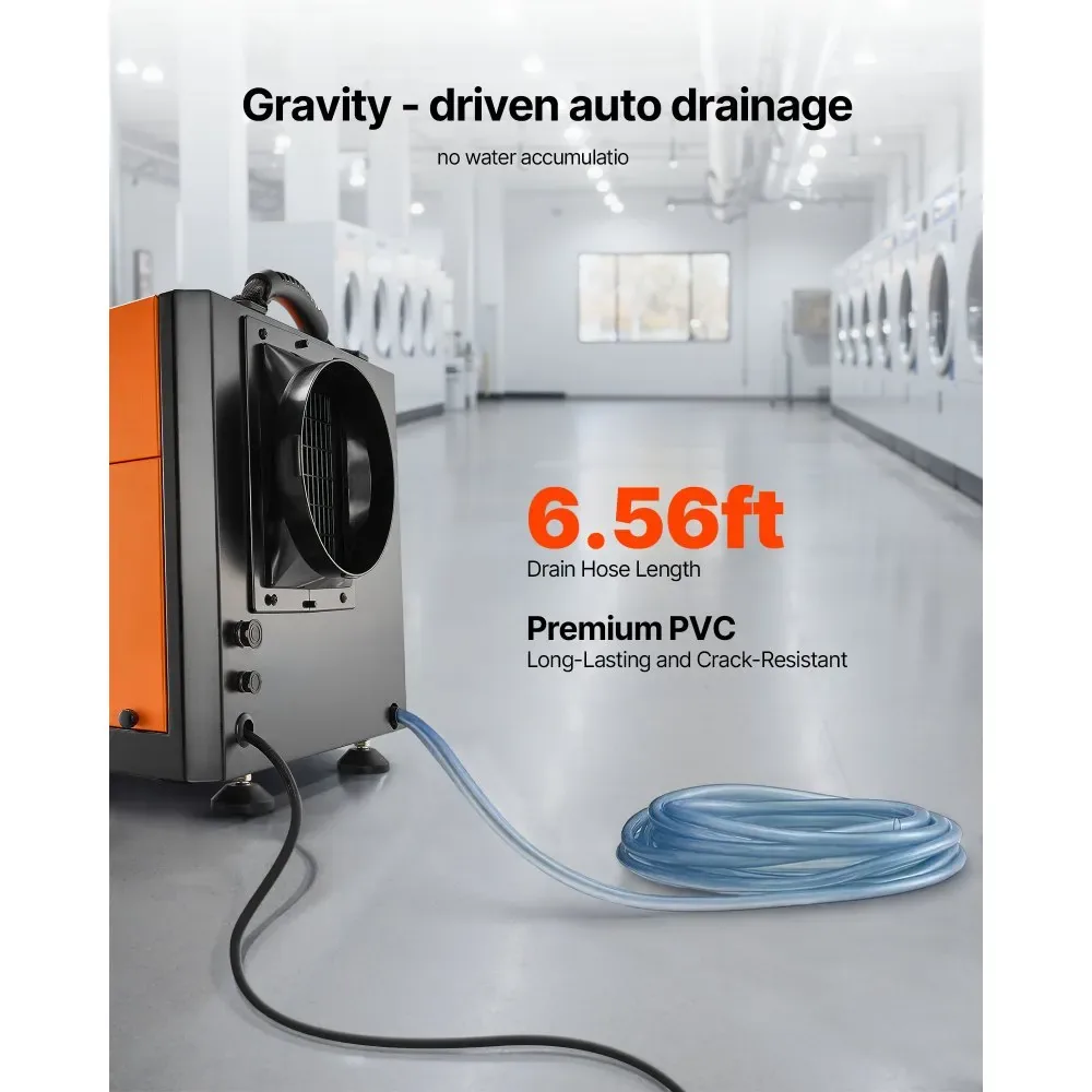 VEVOR 156 Pints Commercial Dehumidifier with Drain Hose product image 6