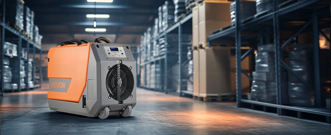 VEVOR 180 Pints Commercial Dehumidifier with Pump/Drain Hose feature 3