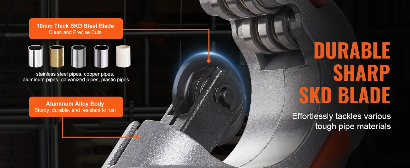 VEVOR pipe cutter smooth bearings precise control