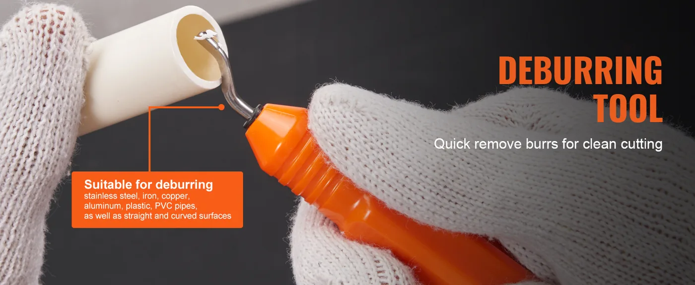 VEVOR mini tube cutter working in tight space
