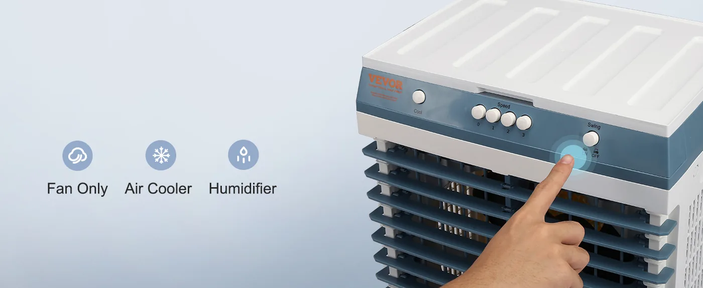 VEVOR Evaporative Cooler 19 L Easy Control
