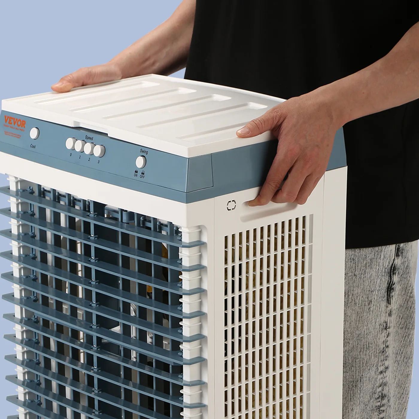 VEVOR Evaporative Cooler 19 L Carry with Ease