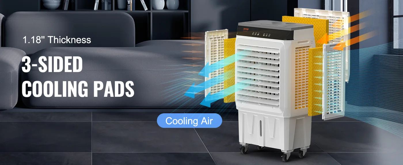 VEVOR Evaporative Air Cooler 26.5 L High Density