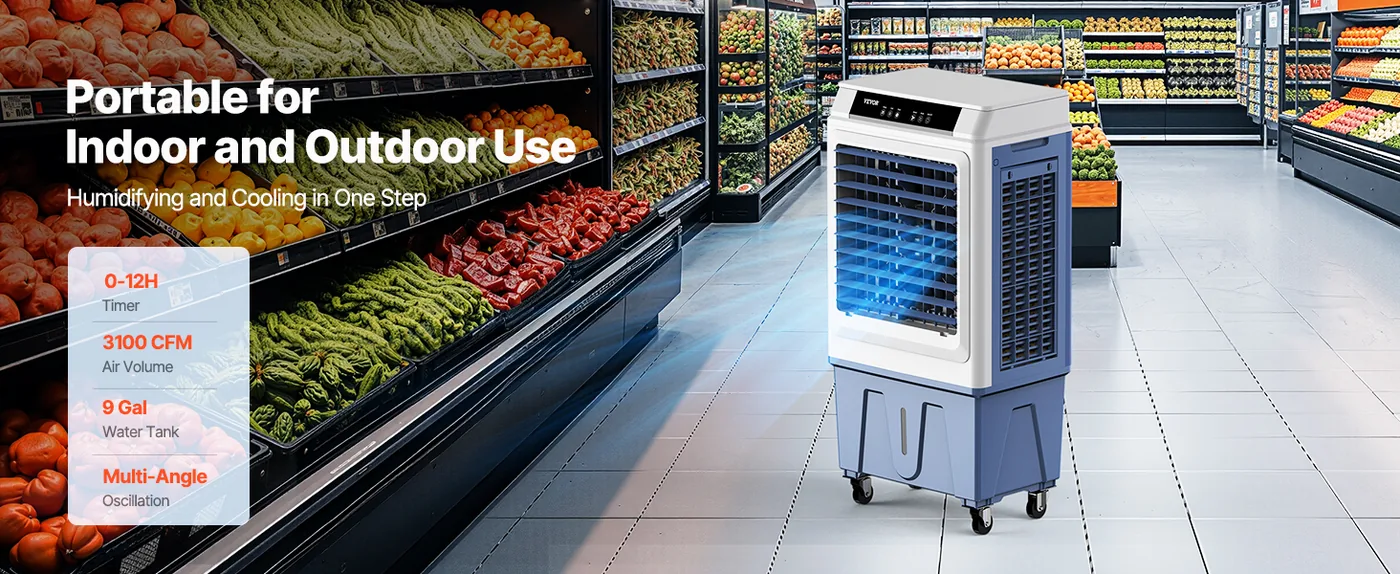 VEVOR Evaporative Air Cooler 30 L overview