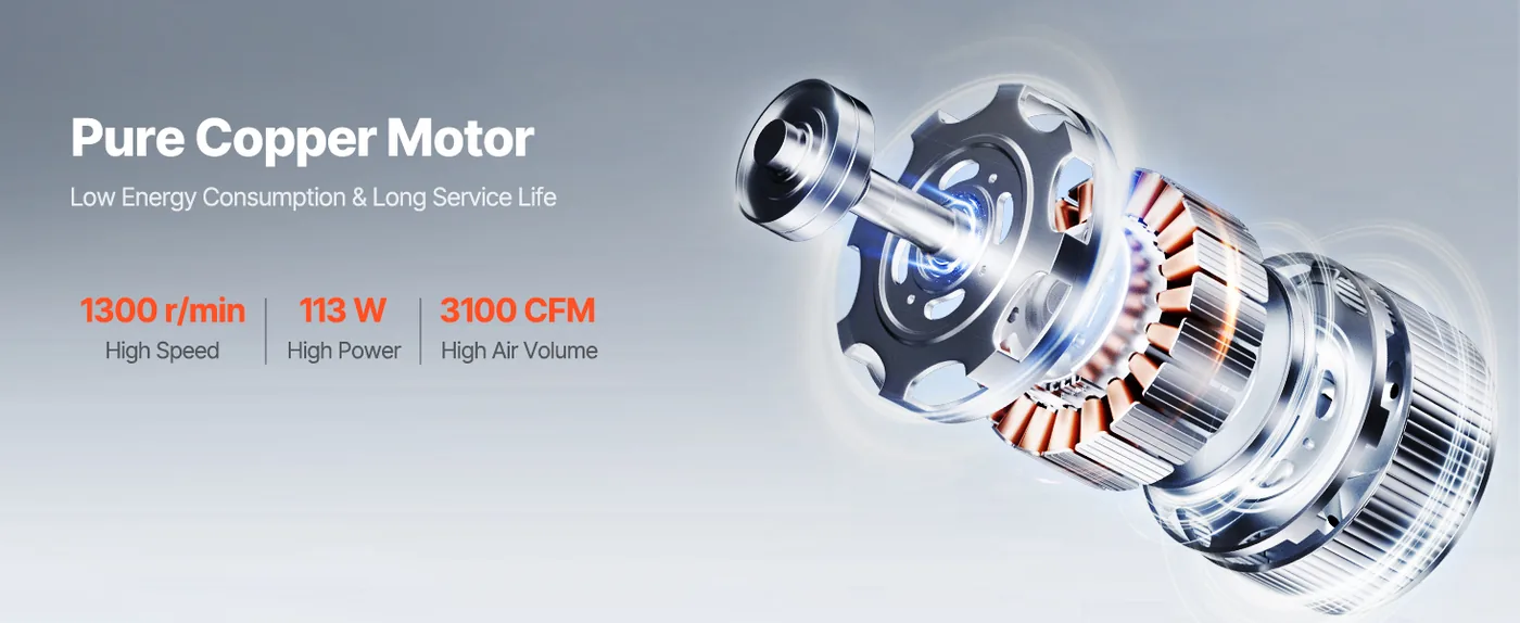 VEVOR Evaporative Air Cooler 30 L Pure Copper Motor