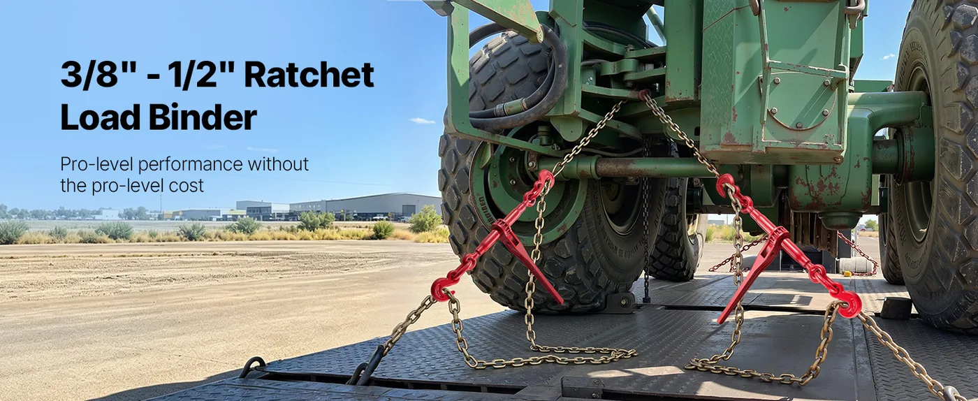 VEVOR 9215LBS 3/8" – 1/2" Ratchet Binders 9 3/8-1/2 inch overview