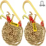 VEVOR J Hook Chain 2 Pack 10 ft Large J Hook+R Hook+T Hook+S product image 1