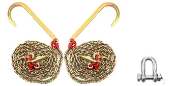 VEVOR J Hook Chain 2 Pack 10 ft Large J Hook+R Hook+T Hook+S feature 9