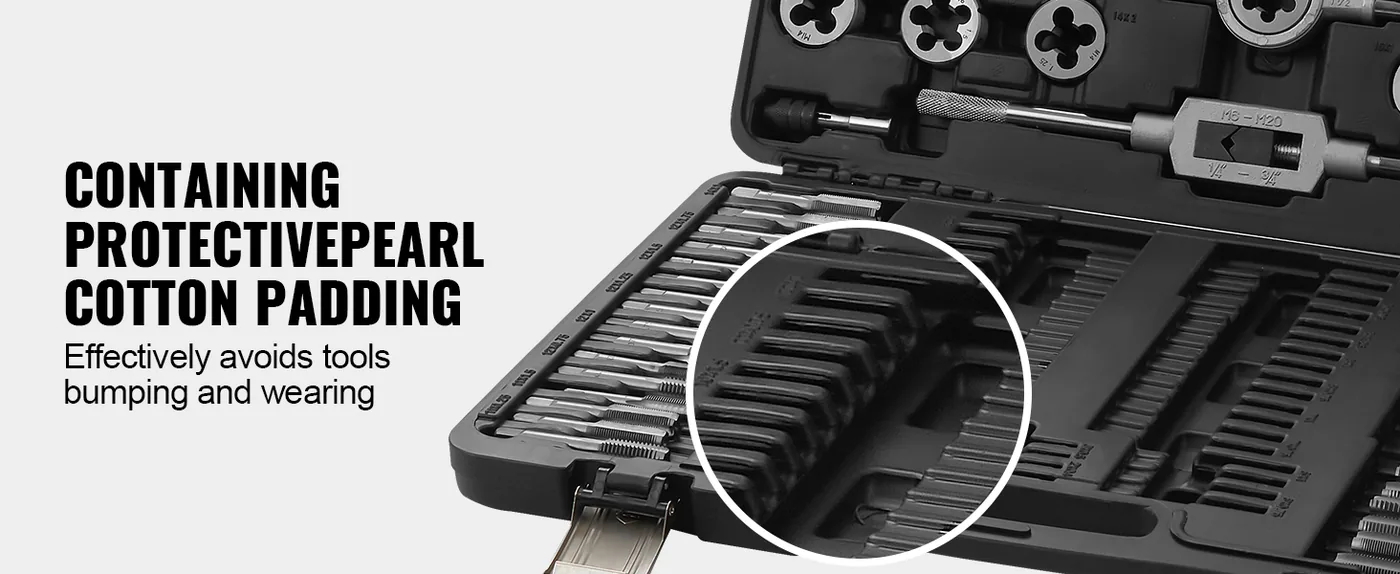VEVOR Tap and Die Set 110-Piece Set feature 3
