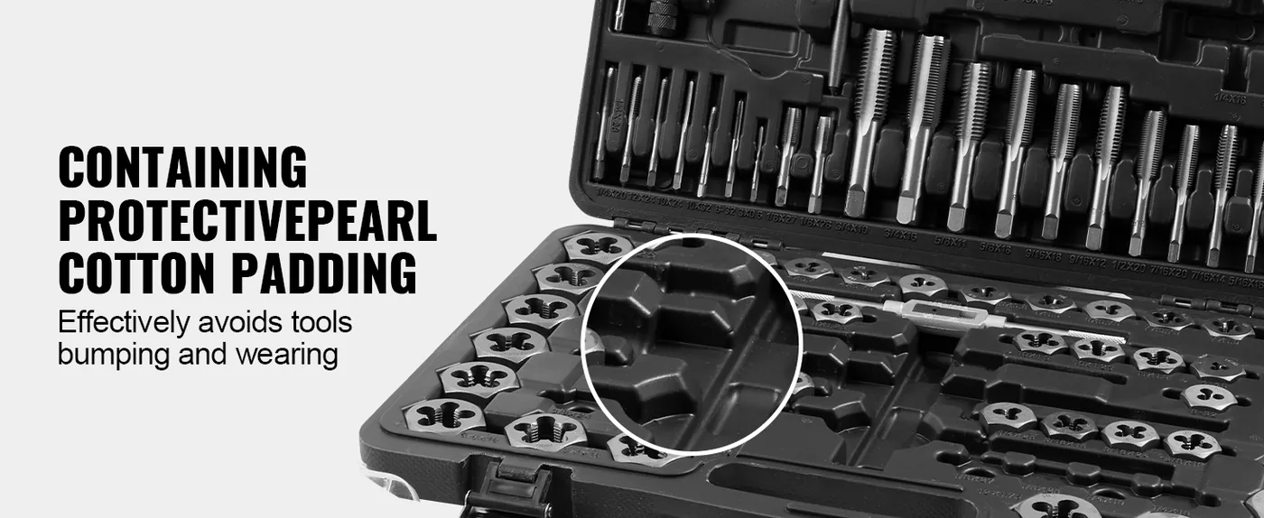 VEVOR Tap and Die Set 116-Piece Set feature 3