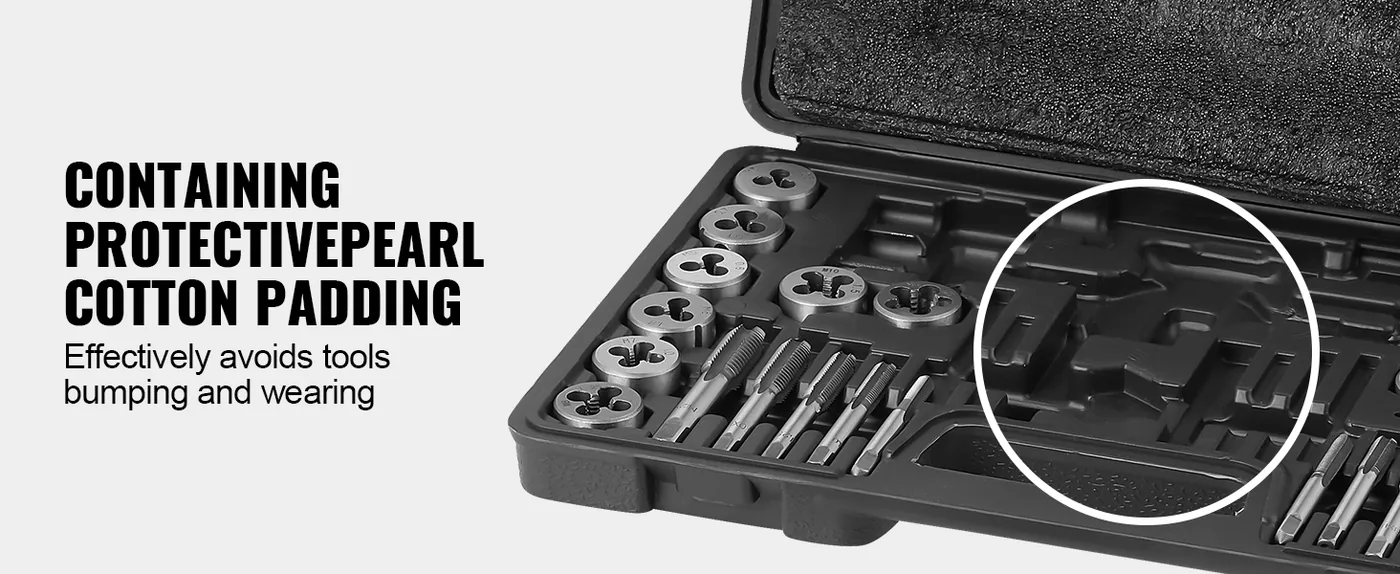 VEVOR Tap and Die Set 40-Piece Set feature 3