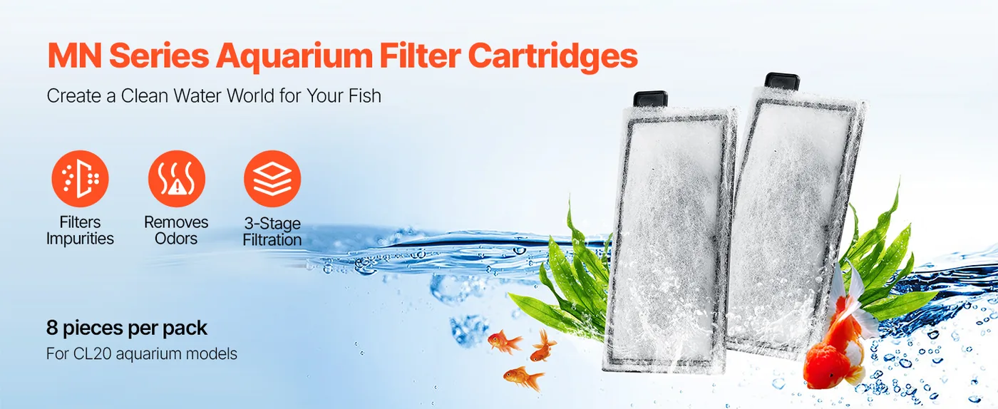 VEVOR Aquarium Filter Cotton Filter Cotton for 5 gal overview