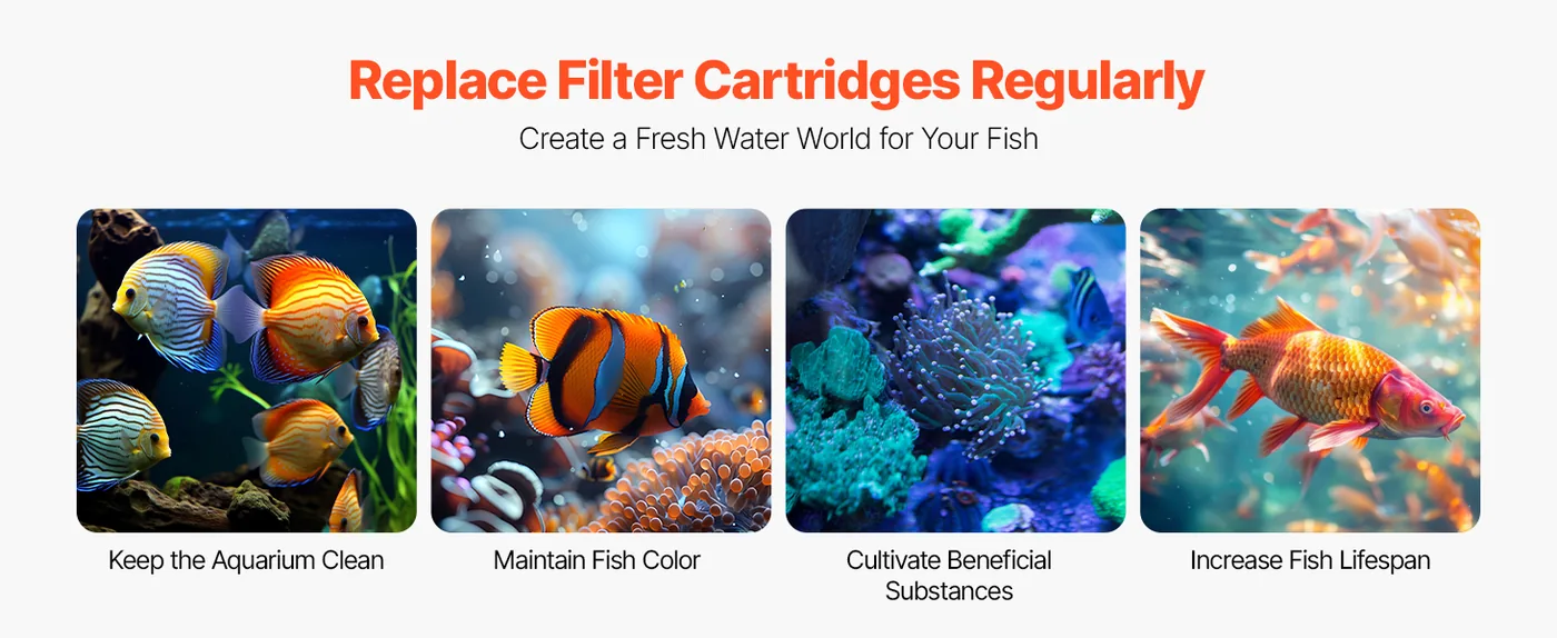 VEVOR Aquarium Filter Cotton Filter Cotton for 5 gal feature 3