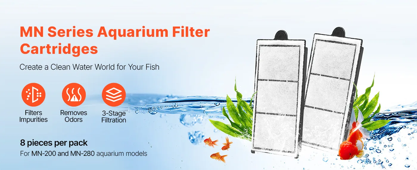 VEVOR Aquarium Filter Cotton Filter Cotton for 2.5/3.5 gal overview